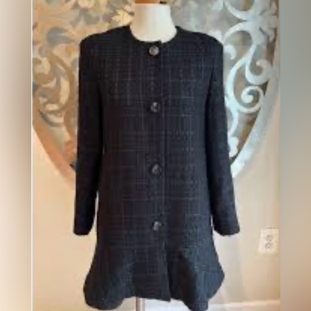 Ann Taylor Dark Checkered Women's Blazer